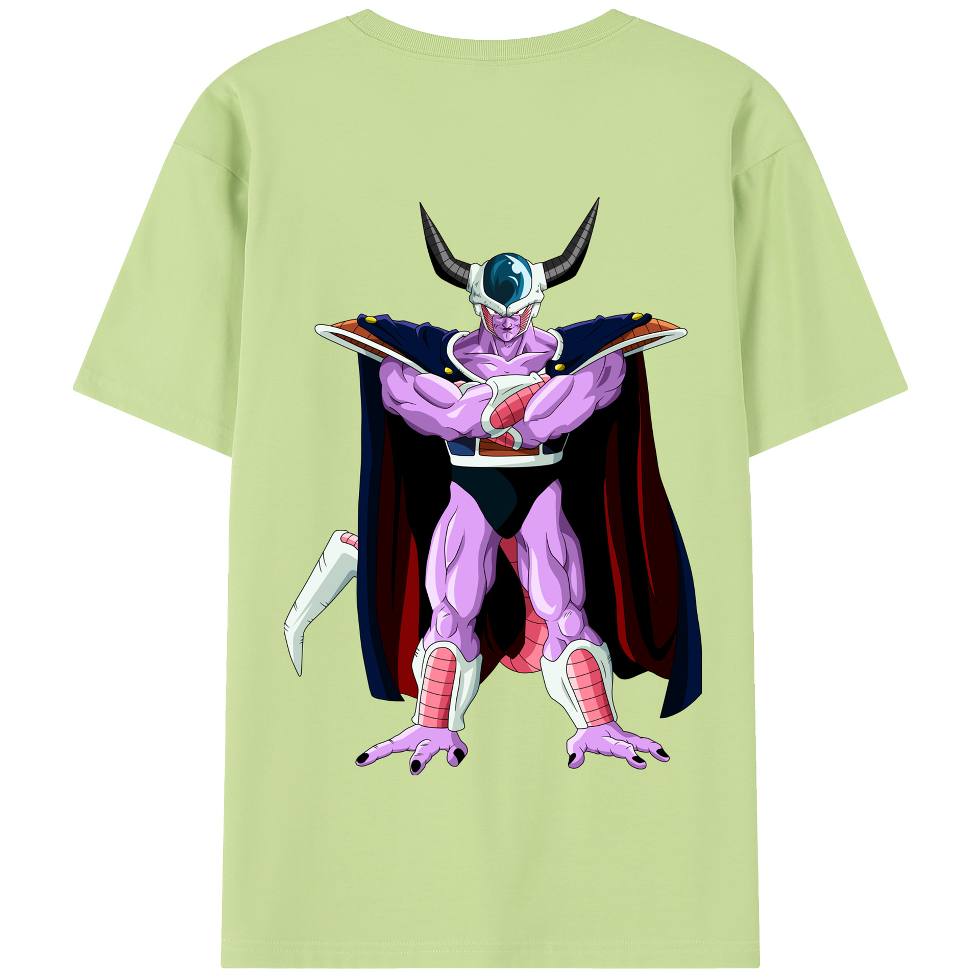 （画像用） ドラゴンボール コルド大王 DRAGON BALL King Cold 綿100％半袖Tシャツ（背面プリント）